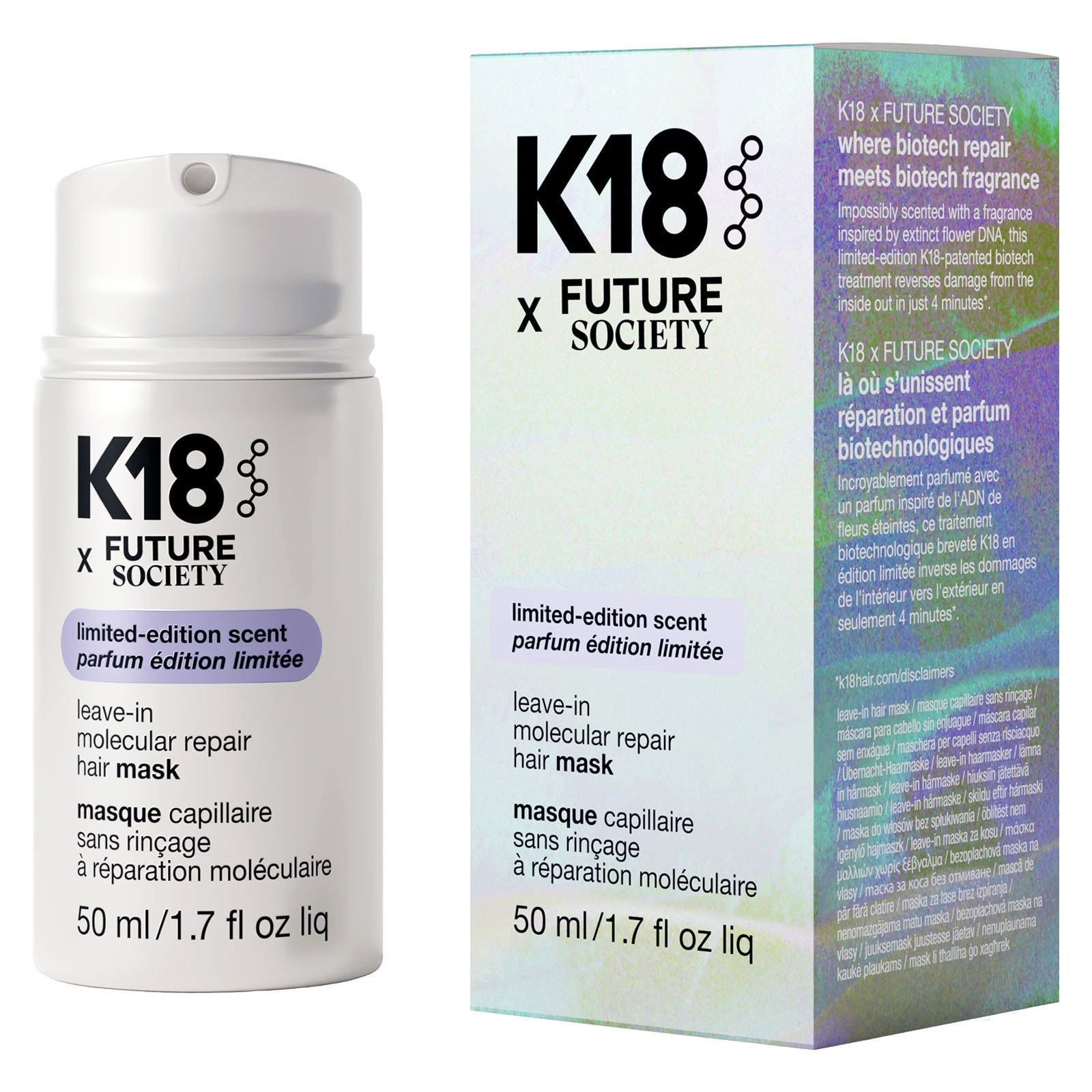MOLECULAR REPAIR LEAVE-IN MASK K18 X FUTURE SOCIETY (MASCARILLA PARA CABELLO)